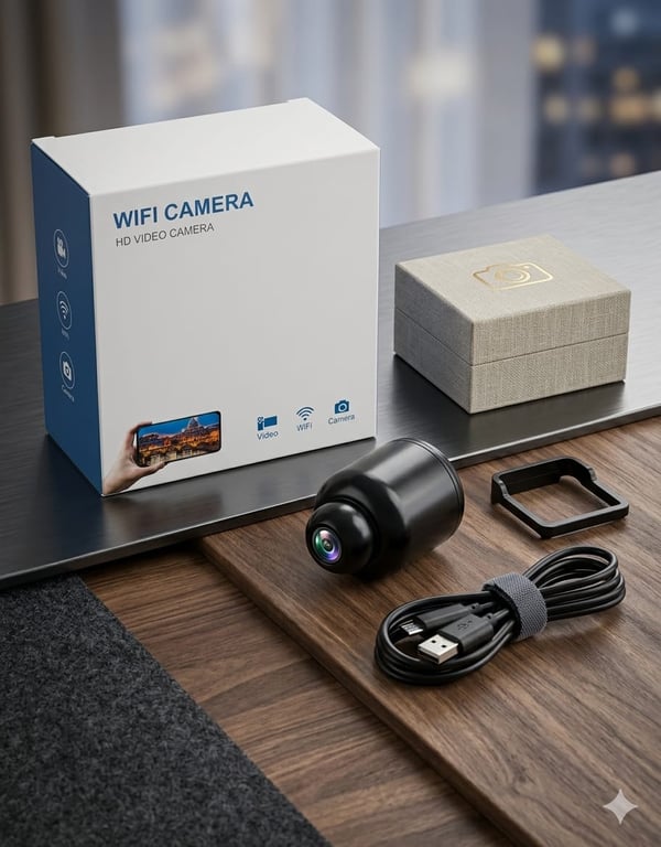 mini câmara Wi-Fi HD