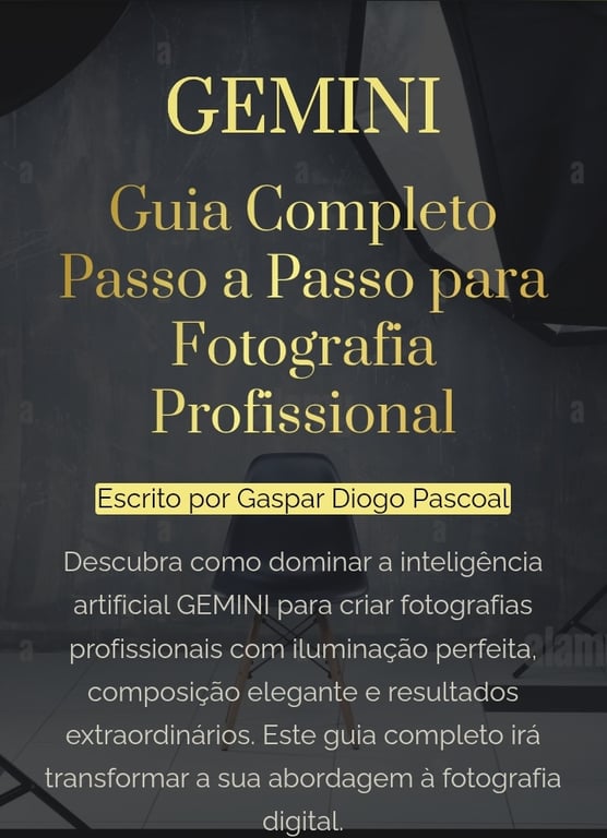 Gemine Guia completo passo a passo para fotografias profissional 