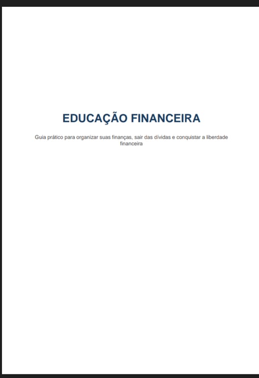 Guia de Educação Finançeira