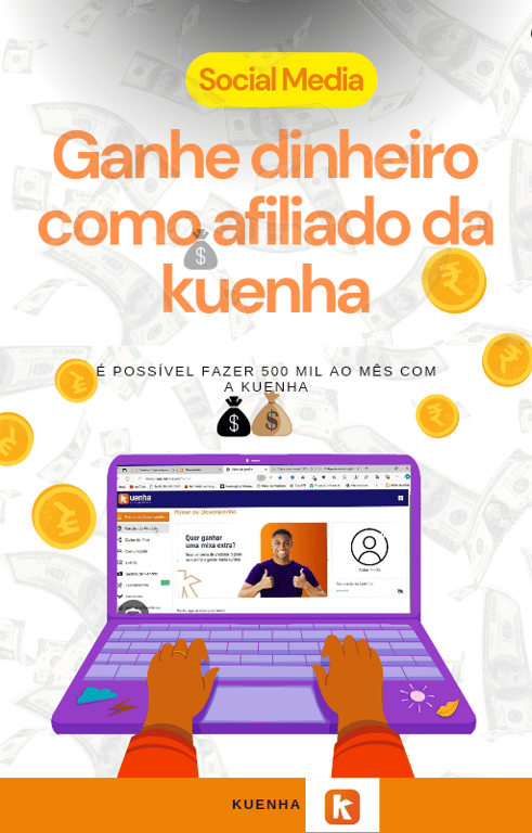 Ganhe dinheiro como afiliado da kuenha