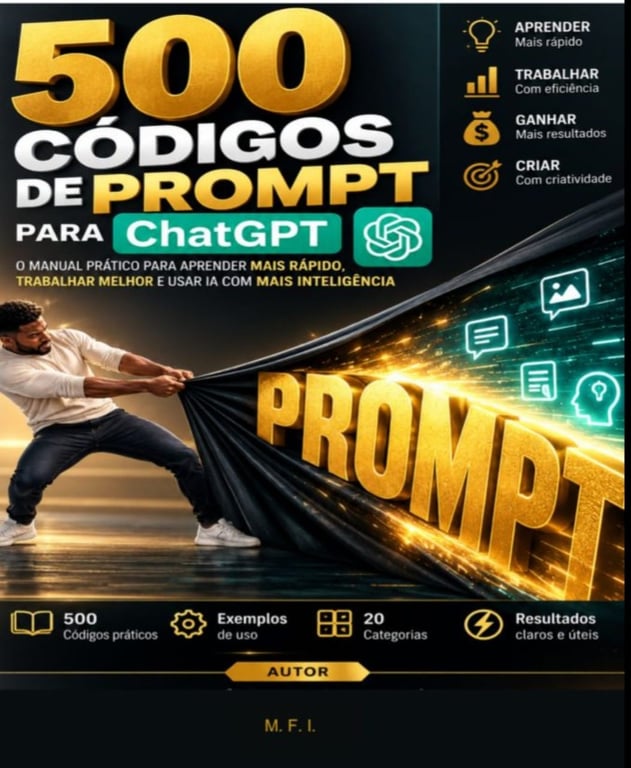 500 Códigos e Prompts do ChatGPT 