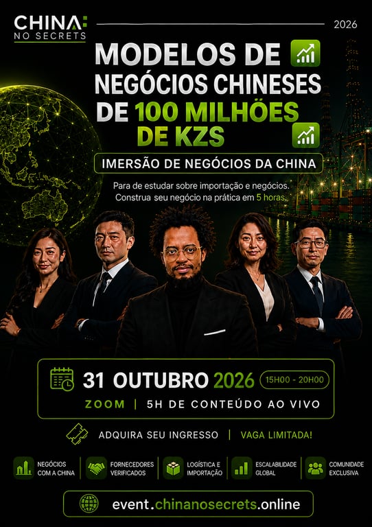 Modelo de Negócios Chineses de 100 Milhões de Kzs | INGRESSO BUILD  BUSINESS