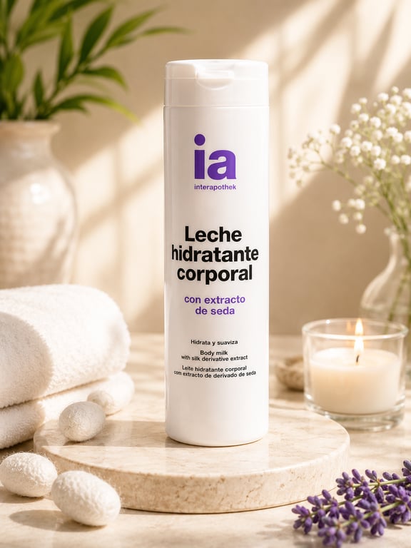 ia-interapothek creme --- LEITE HIDRATANTE CORPORAL COM EXTRATO DE SEDA