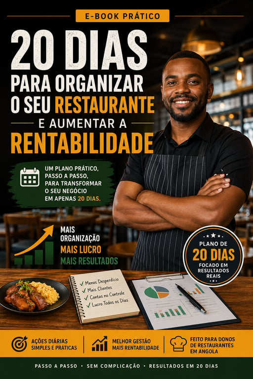 20 dias para organizar o seu restaurante
