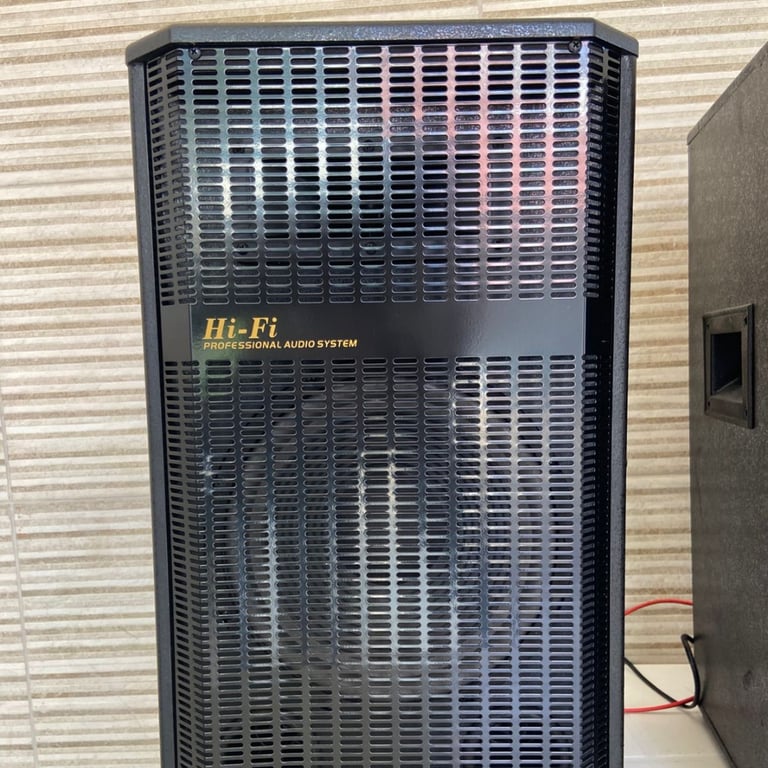 Colunas Hiansen T-10 2.0CH Professional Karaoke Speaker System.