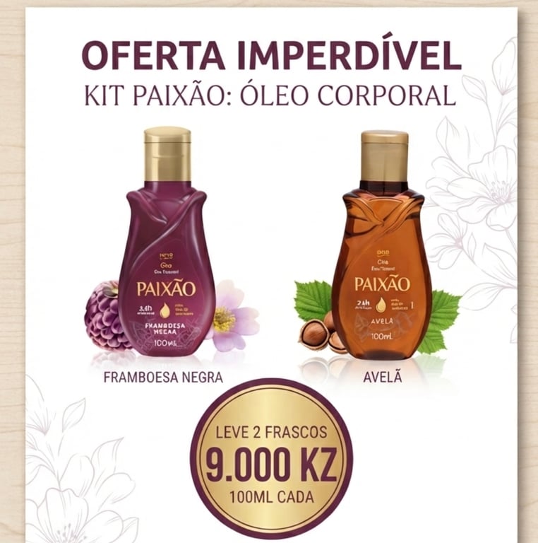 Kit Óleo Paixão 