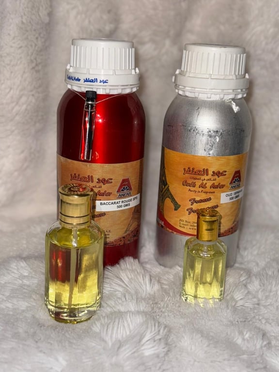 Óleos perfumados árabes 