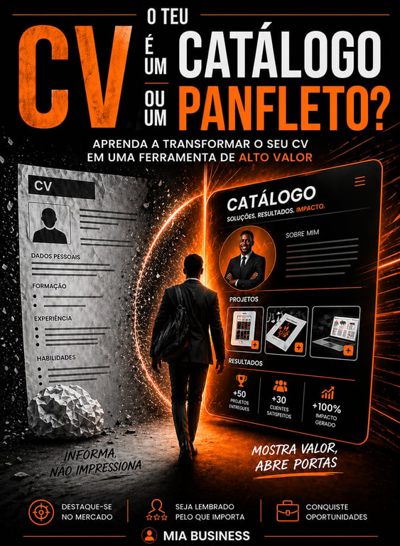 O teu CV é um Catálogo ou um Panfleto?