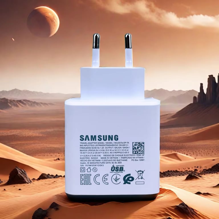 Carregador Samsung 45W Completo