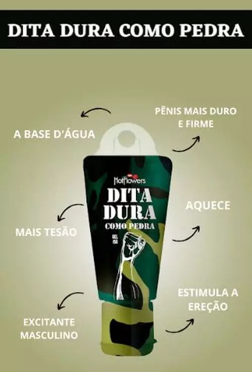 Ditadura Como Pedra – Estimulante de Ereção Masculina 15g
