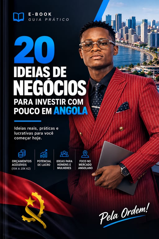 20 IDEIAS DE NEGÓCIOS PARA INVESTIR COM POUCO EM ANGOLA - GUIA PRÁTICO