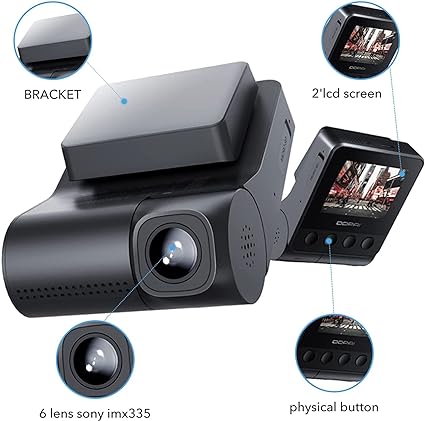 CAMARA P/ CARRO DDPAI Z40 1944P GPS 330º