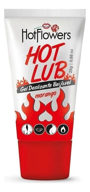  Hot Lub (Efeito 100% Quente) Lubrificante íntimo