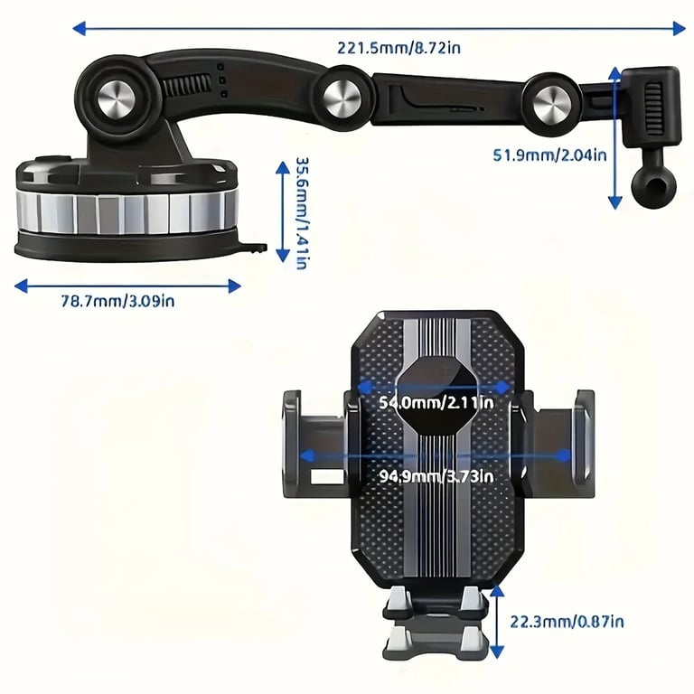 Suporte Rotavel de telefone para carro