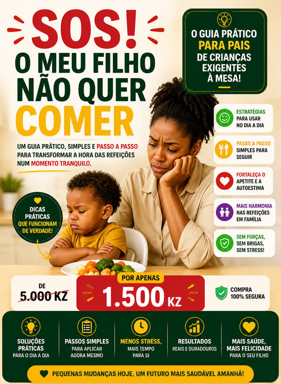 SOS! O Meu Filho Não Quer  Comer