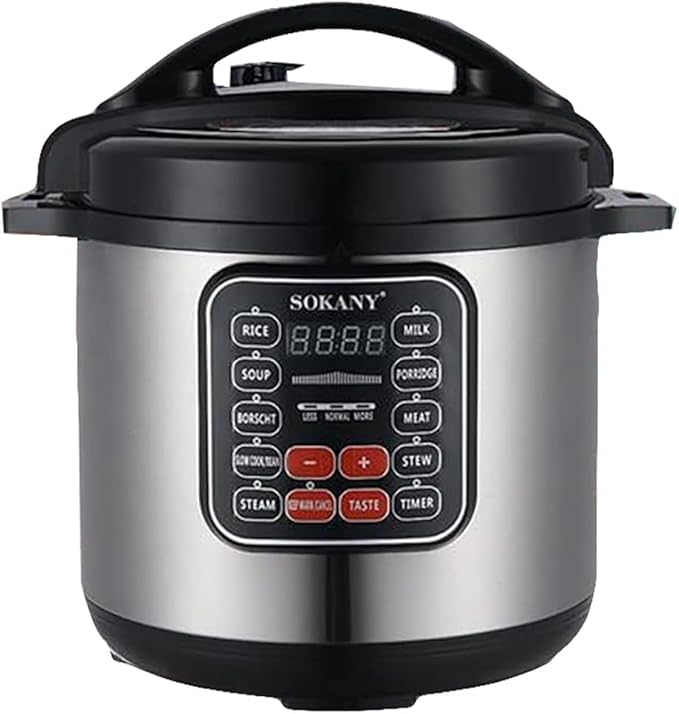 Panela de pressão Sokany SK-2403, 9 litros, 1200 watts