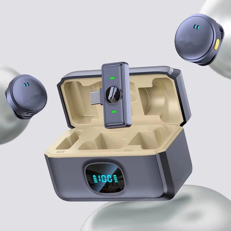 Microfone de Lapela 2.4GHz sem fio