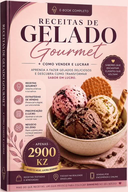 Receitas de Gelado Gourmet