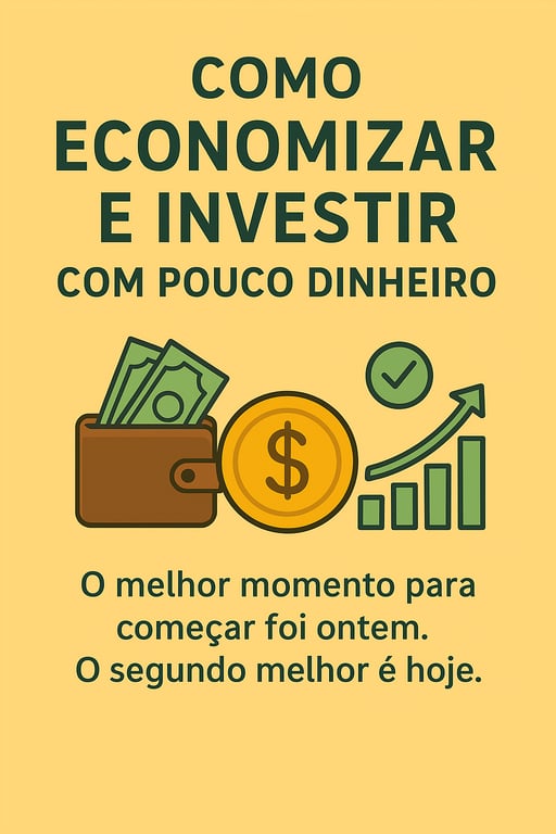 como economizar e investir com pouco dinheiro