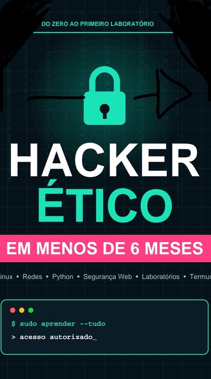 Torna-se Hacker ético em casa por 6 meses 