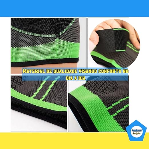 Joelheira De Compressão Articulada Ortopédica Dores Na Perna