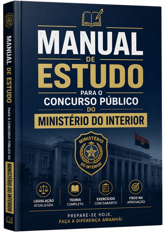 Manual de estudo para o concurso público do ministério do interior 