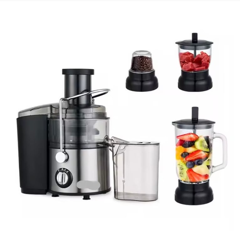 Electrodoméstico Multifuções 4 em 1 Extrator de Suco, Liquidificador, Moedor de Café, Moedor Multiuso