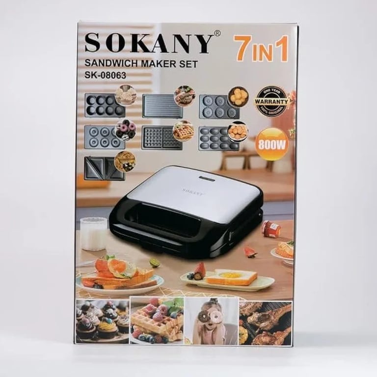 Tostadeira 7 em 1 sokany sk-08063