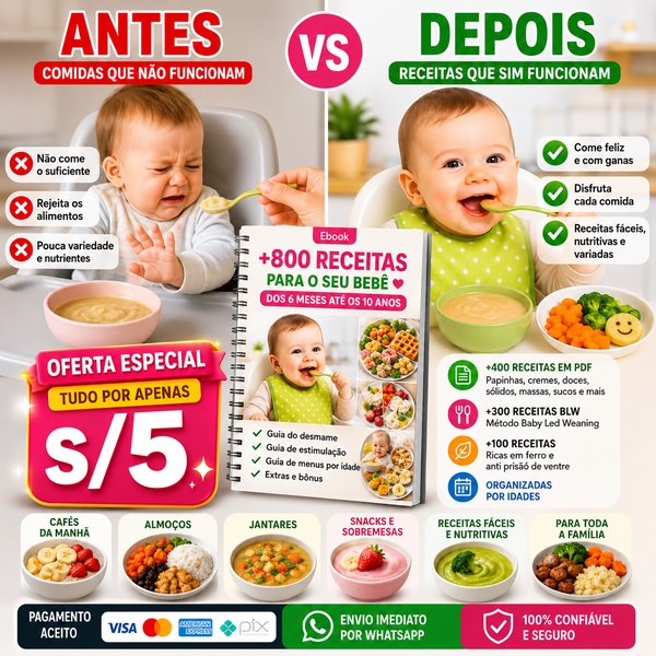 O teu bebé rejeita a comida?