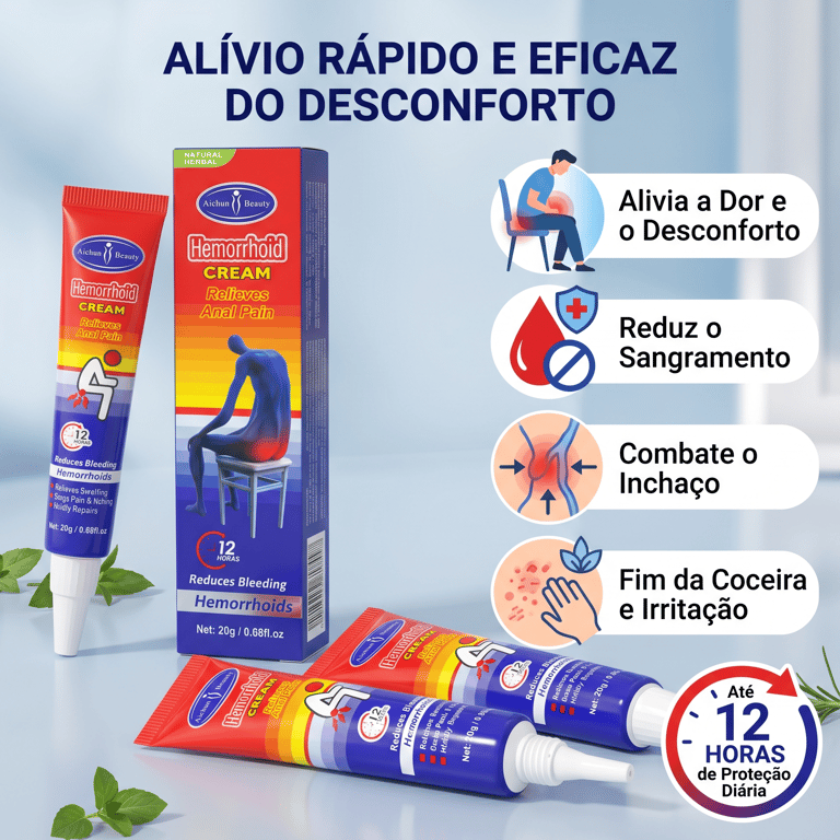 Aichun Beauty Hemorrhoid Cream 20 g — Creme para Cuidado da Região Anal