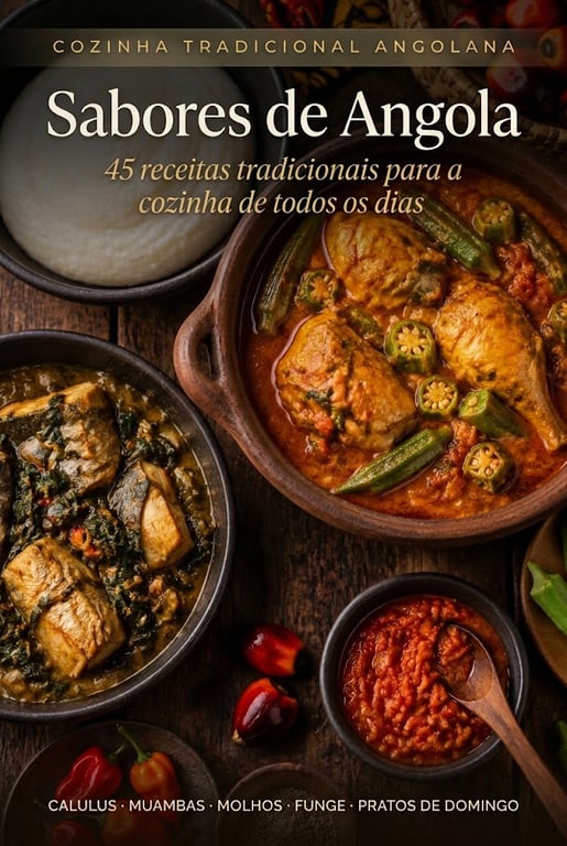 Sabores de Angola: 45 receitas tradicionais