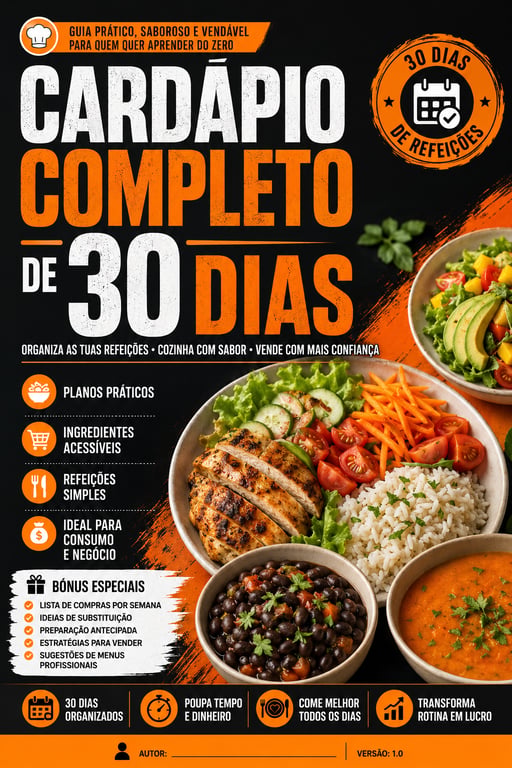 Cardápio Completo 30 dias