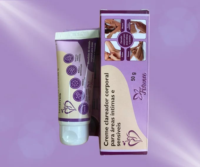 Creme Clareador Corporal para Áreas Íntimas e Sensíveis