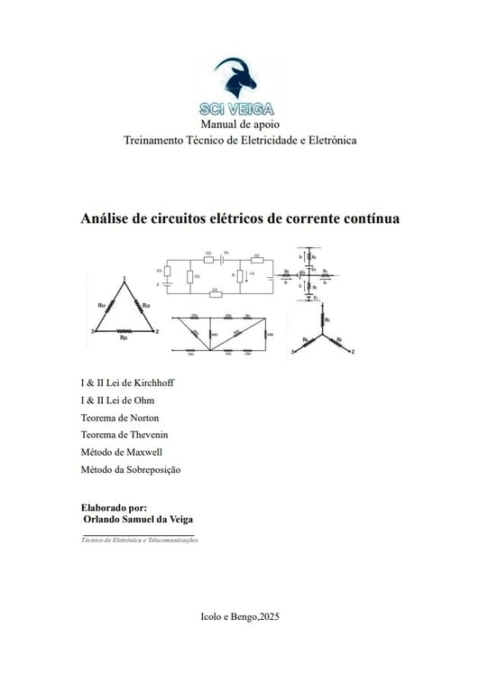 Aprenda ou melhore as suas habilidades em análise de circuitos elétricos de corrente contínua 
