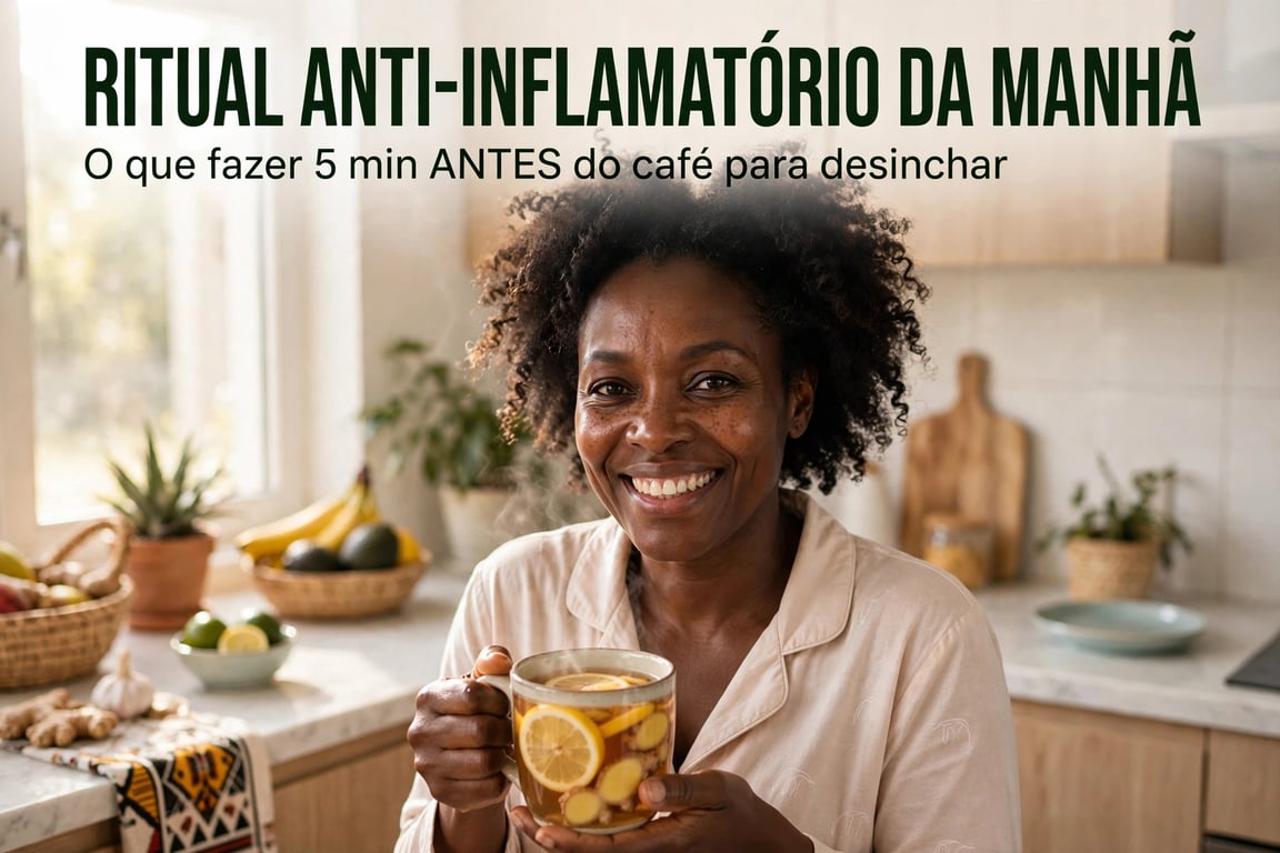 O Ritual Anti-inflamatório da Manhã: o que fazer 5 minutos antes do café r 