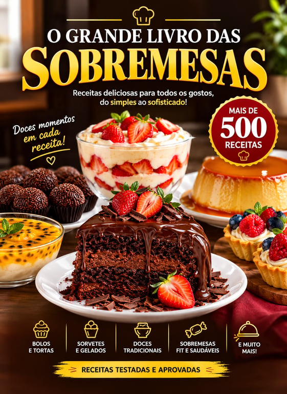  O GRANDE LIVRO DAS SOBREMESAS 