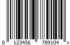 EAN-13 Standard Barcode