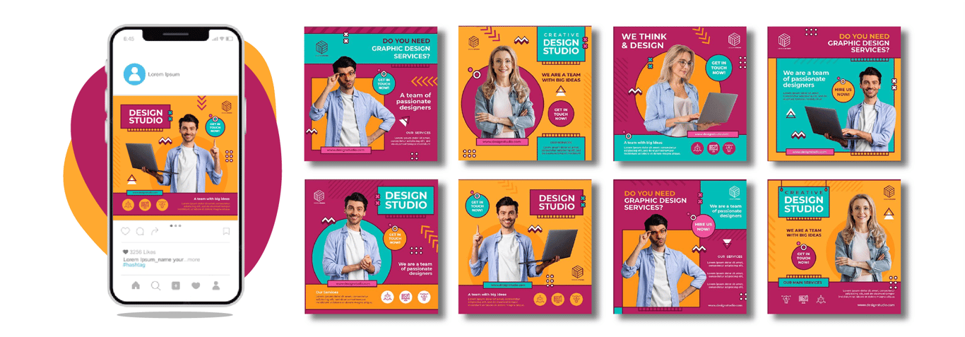social media marketing post design