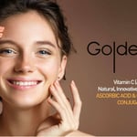 European woman using Golden C Serum