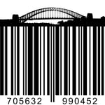 Bridge skyline barcode