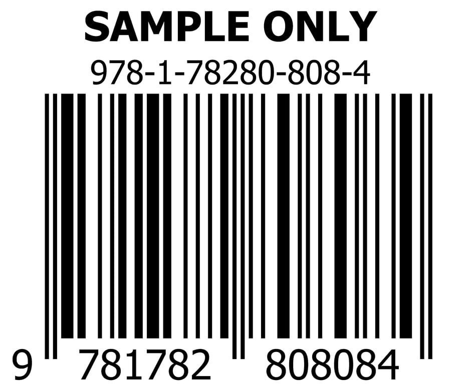 sample ISBN barcode