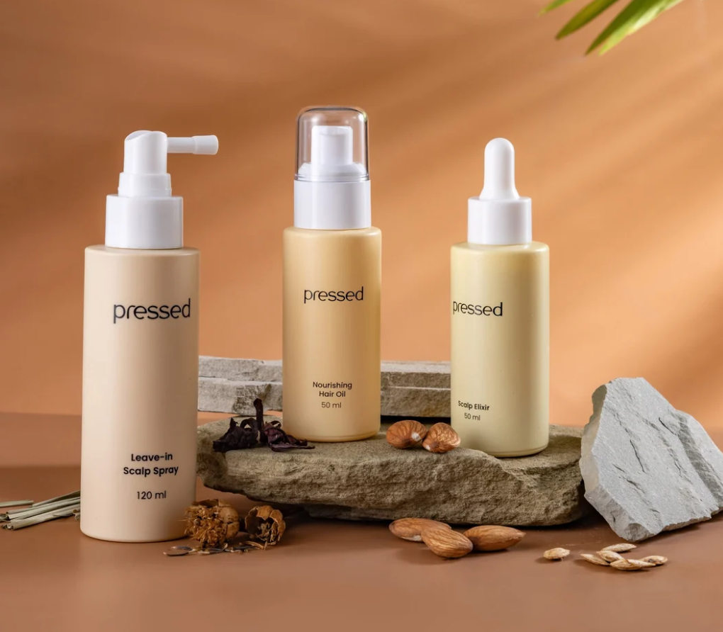 Pressed Hair Care range