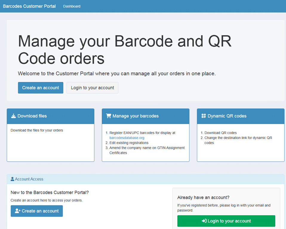 Portal homepage