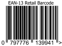 ean-13 retail barcode image from buy barcodes uk