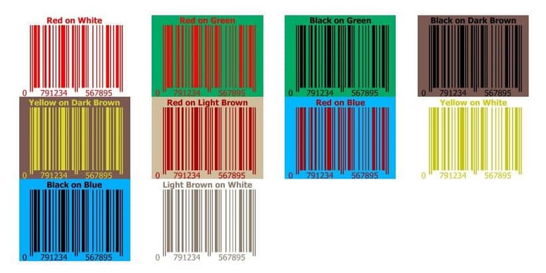 Barcode Colour | Barcodes Singapore