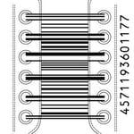 Shoelaces barcode