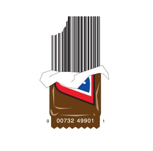 Candybar-barcode