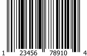 UPC-A Standard Barcode