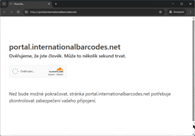 Zákaznický Portál - Cloudflare ověření