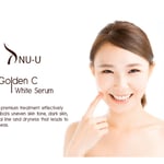 Thai woman using NU-U Golden C White Serum